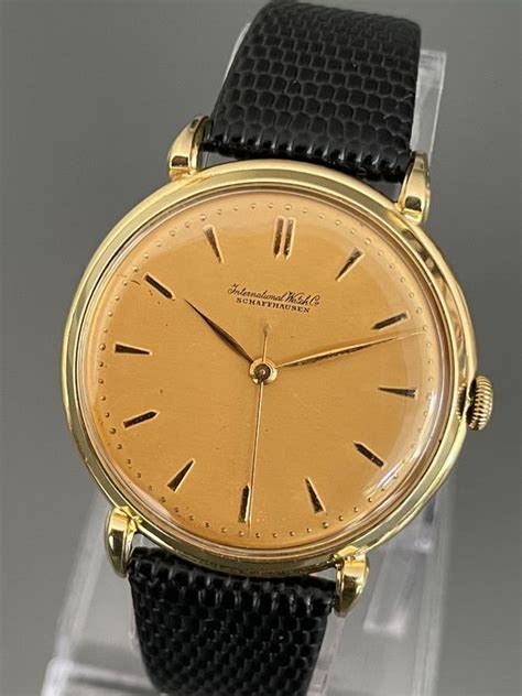 iwc uhren gold 1950|iwc 89 cal gold.